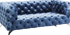 Sofy*KARE Design Sofa Look Royal 180x77 Cm Niebieska