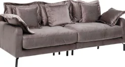 Sofy*KARE Design Sofa Lullaby 222x70 Cm Taupe