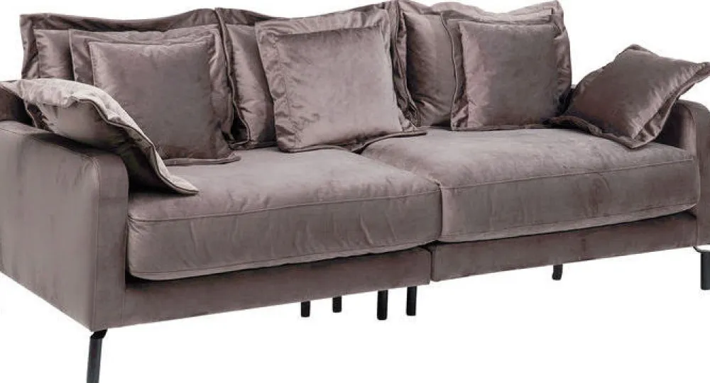 Sofy*KARE Design Sofa Lullaby 222x70 Cm Taupe