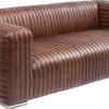 Sofy*KARE Design Sofa Malibu 3-os. 226 Cm Skóra Naturalna