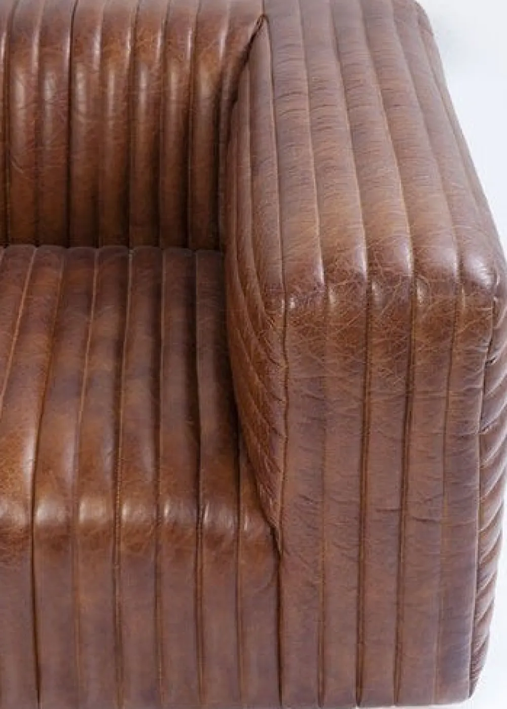 Sofy*KARE Design Sofa Malibu 3-os. 226 Cm Skóra Naturalna