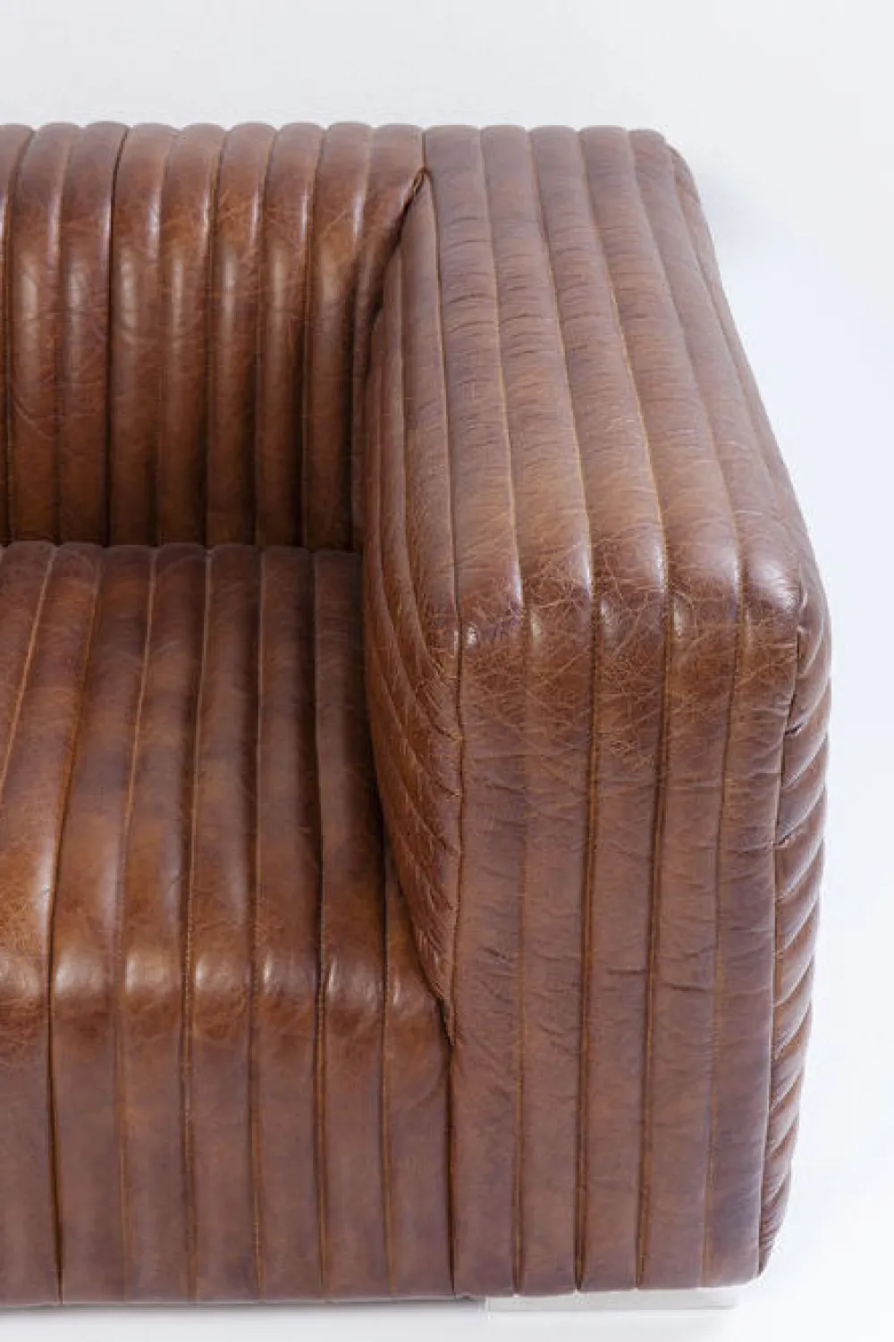 Sofy*KARE Design Sofa Malibu 3-os. 226 Cm Skóra Naturalna