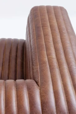 Sofy*KARE Design Sofa Malibu 3-os. 226 Cm Skóra Naturalna