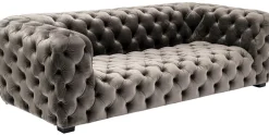 Sofy*KARE Design Sofa Metropol 238x74 Cm Szara