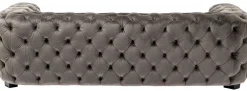 Sofy*KARE Design Sofa Metropol 238x74 Cm Szara