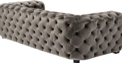 Sofy*KARE Design Sofa Metropol 238x74 Cm Szara