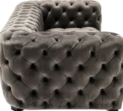 Sofy*KARE Design Sofa Metropol 238x74 Cm Szara