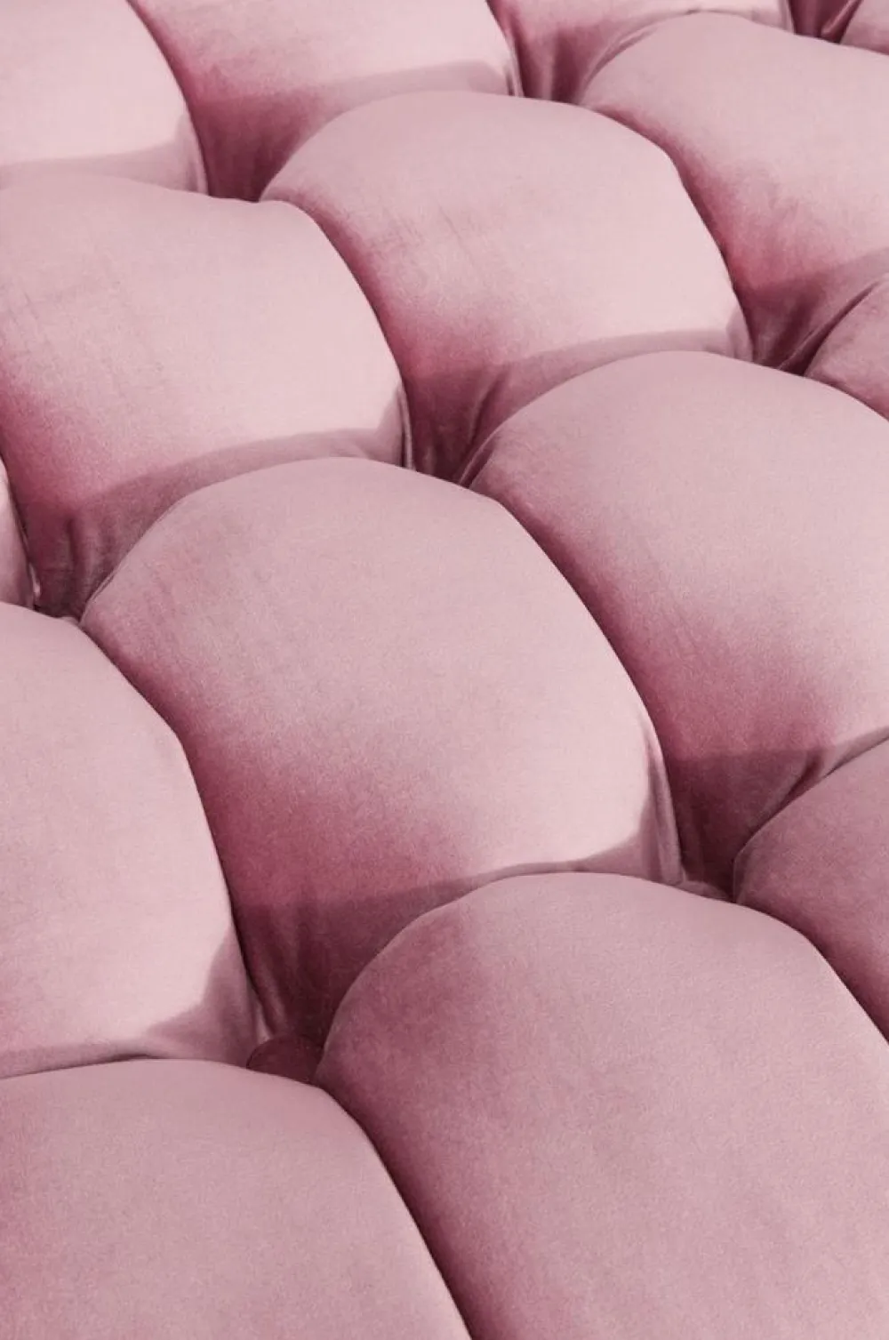 Sofy*KARE Design Sofa Milchbar 223x83 Cm Welwetowy Róż