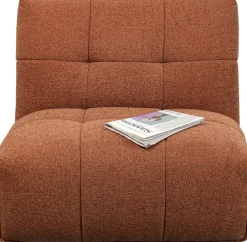 Sofy Modułowe*KARE Design Sofa Modułowa 1 Element Pikowana Brązowa 89 Cm