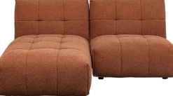 Sofy Modułowe*KARE Design Sofa Modułowa 1 Element Pikowana Brązowa 89 Cm