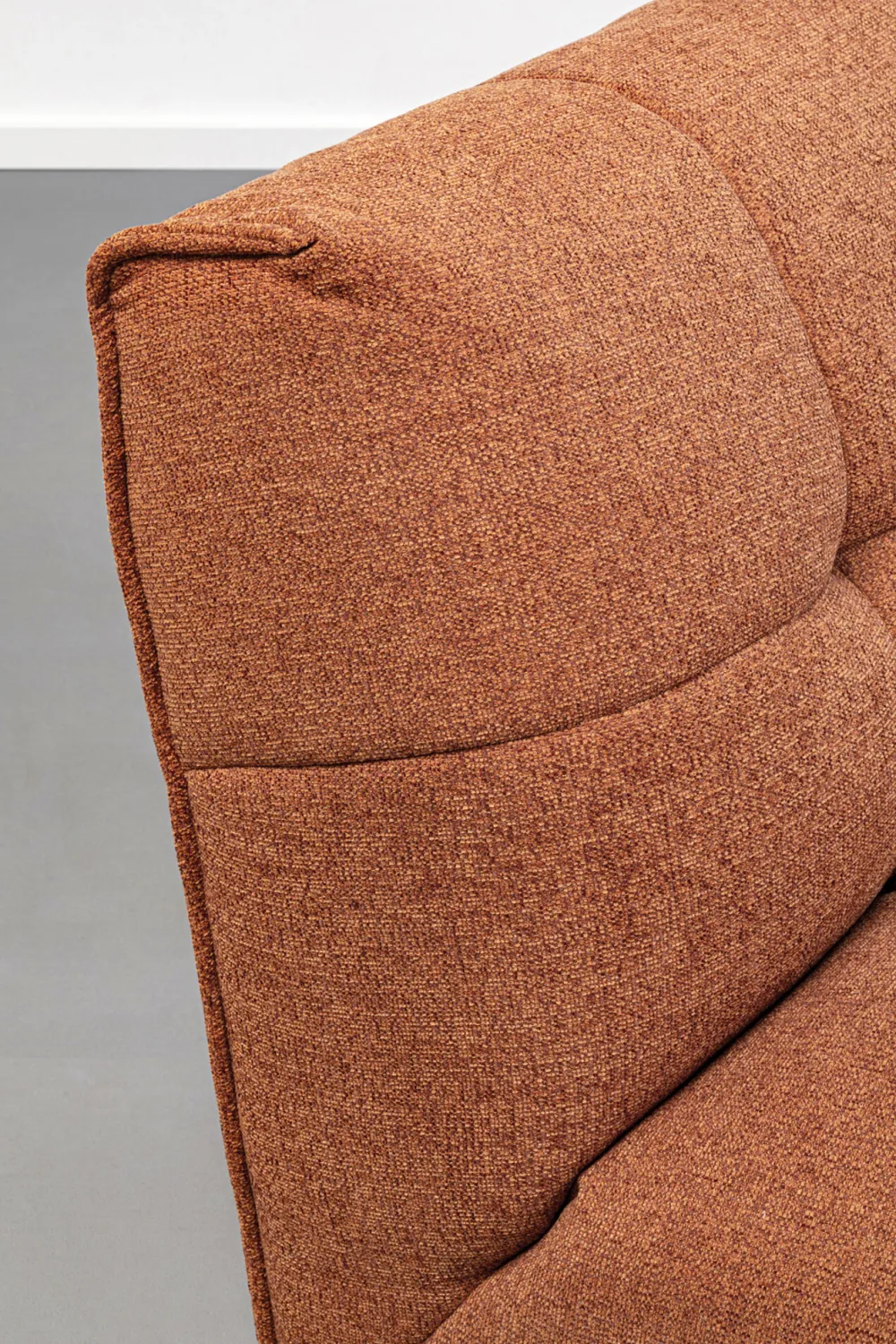 Sofy Modułowe*KARE Design Sofa Modułowa 1 Element Pikowana Brązowa 89 Cm