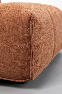 Sofy Modułowe*KARE Design Sofa Modułowa 1 Element Pikowana Brązowa 89 Cm