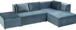 Sofy Modułowe|Sofy*KARE Design Sofa Modułowa Infinity Velvet Ocean 306x182 Cm Niebieska Prawa