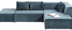 Sofy Modułowe|Sofy*KARE Design Sofa Modułowa Infinity Velvet Ocean 306x182 Cm Niebieska Prawa