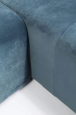 Sofy Modułowe|Sofy*KARE Design Sofa Modułowa Infinity Velvet Ocean 306x182 Cm Niebieska Prawa