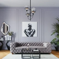 Sofy*KARE Design Sofa My Desire 245 Cm Szara