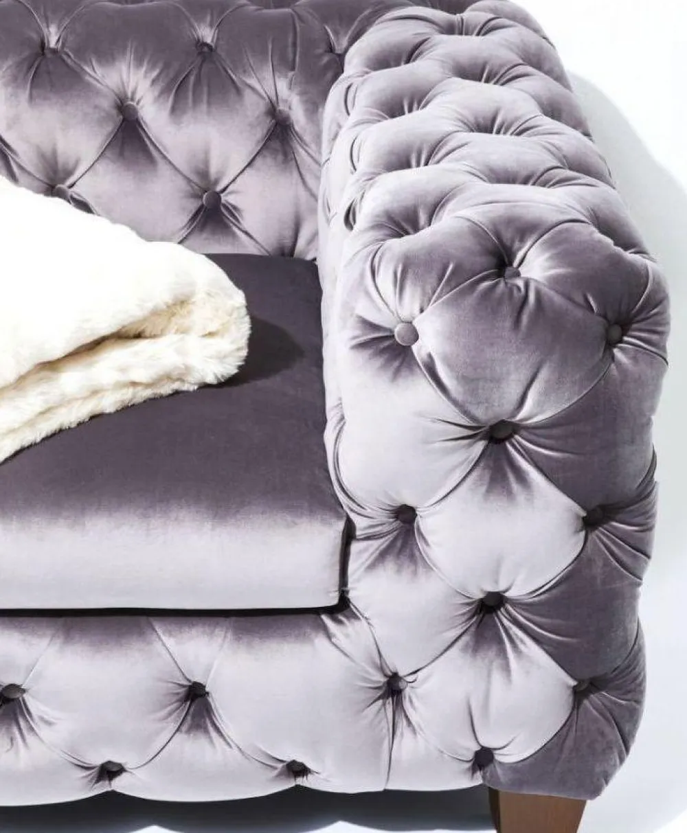 Sofy*KARE Design Sofa My Desire 245 Cm Szara