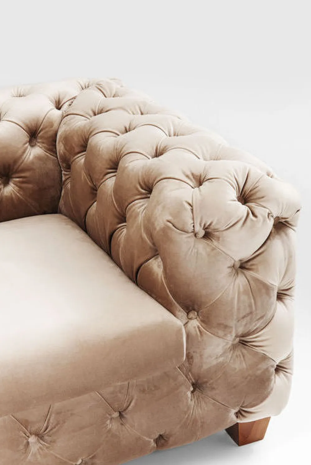 Sofy*KARE Design Sofa My Desire 245x68 Cm Ecru
