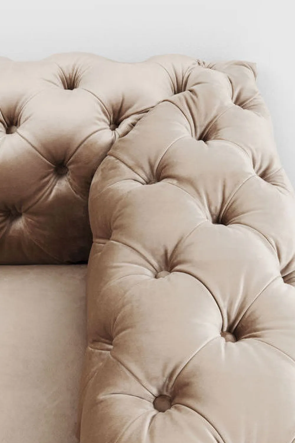 Sofy*KARE Design Sofa My Desire 245x68 Cm Ecru