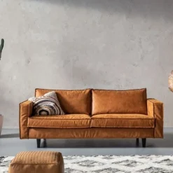 Sofy*KARE Design Sofa Neo Tobacco 215 Cm Brązowa