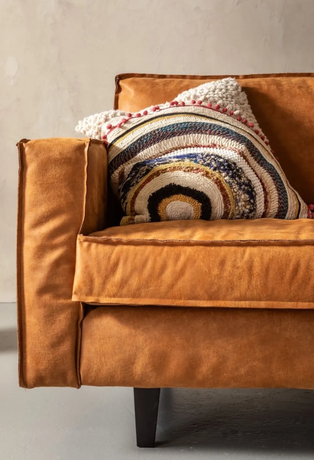Sofy*KARE Design Sofa Neo Tobacco 215 Cm Brązowa