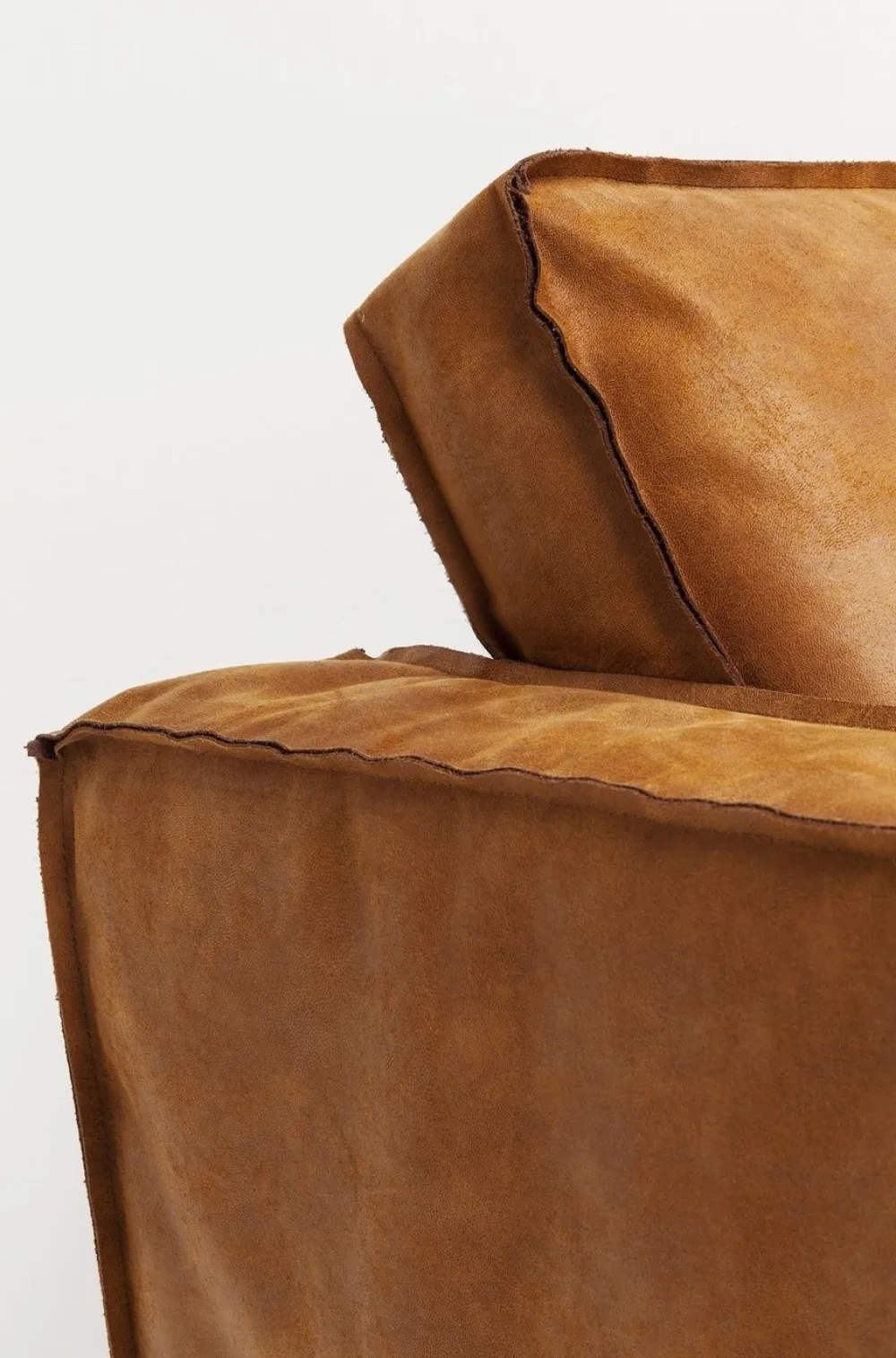 Sofy*KARE Design Sofa Neo Tobacco 215 Cm Brązowa