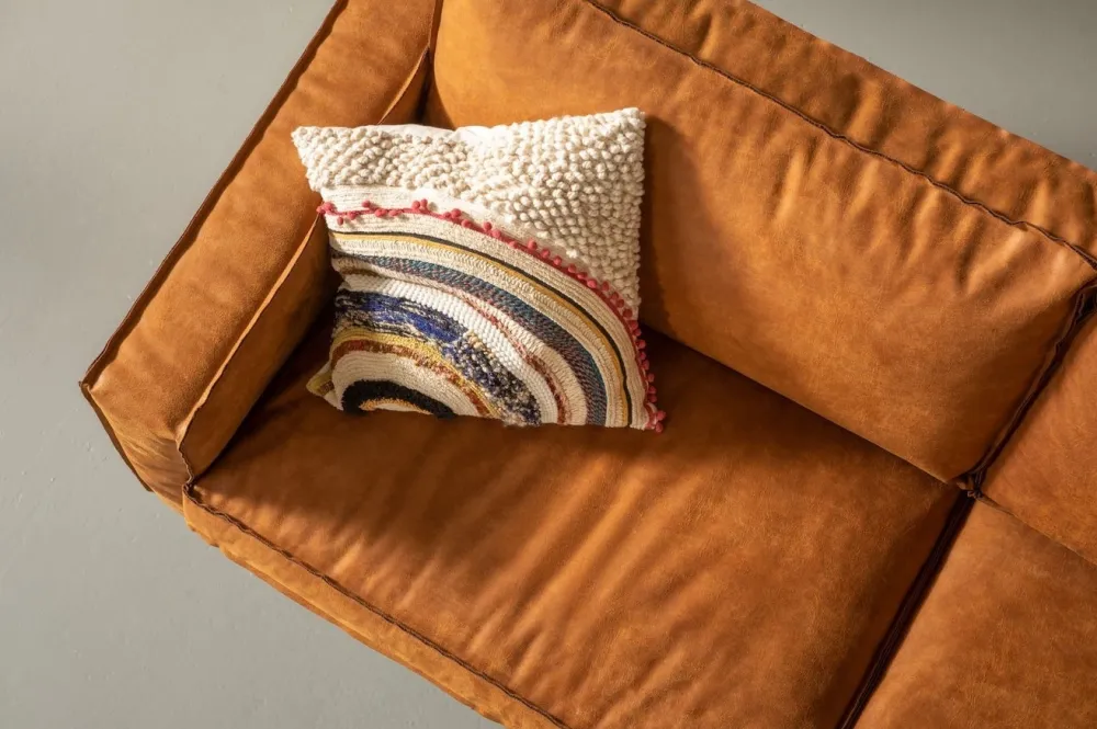 Sofy*KARE Design Sofa Neo Tobacco 215 Cm Brązowa