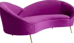 Sofy*KARE Design Sofa Night Fever 232 Cm Fioletowa