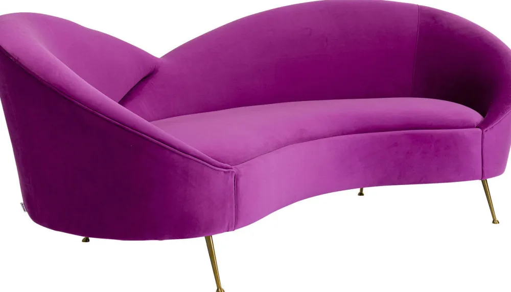 Sofy*KARE Design Sofa Night Fever 232 Cm Fioletowa