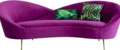 Sofy*KARE Design Sofa Night Fever 232 Cm Fioletowa