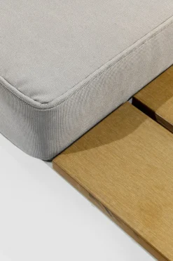 Sofy*KARE Design Sofa Ogrodowa Ze Stolikiem Holiday White 242x242 Cm