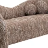 Sofy*KARE Design Sofa 2-osobowa Brązowa Zaokrąglony Kształ 201 Cm