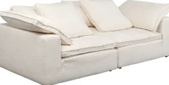Sofy*KARE Design Sofa 3-osobowa Skandynawska Biała Z Poduszkami 230 Cm