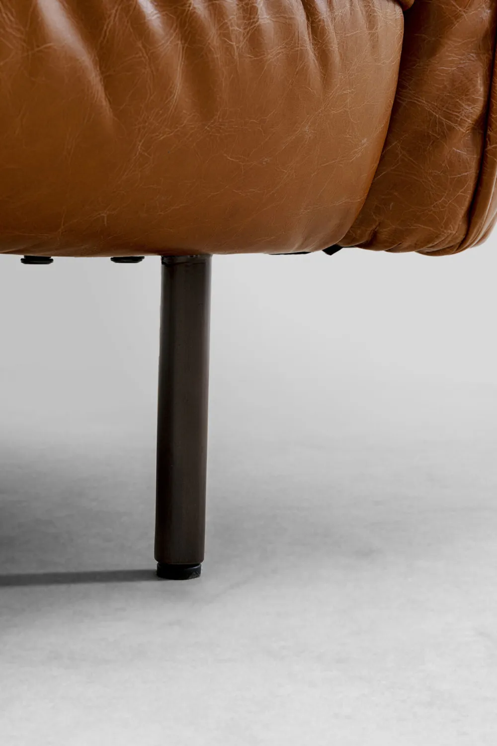 Sofy*KARE Design Sofa 3-osobowa Skóra Semianilinowa Brązowa 226 Cm