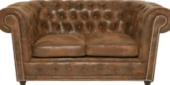 Sofy*KARE Design Sofa Oxford 2-osobowa 160 Cm Ekoskóra