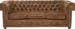 Sofy*KARE Design Sofa Oxford 3-osobowa Ekoskóra
