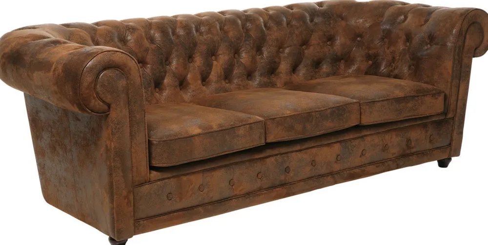 Sofy*KARE Design Sofa Oxford Vintage Smart 3 Os. 220 Cm