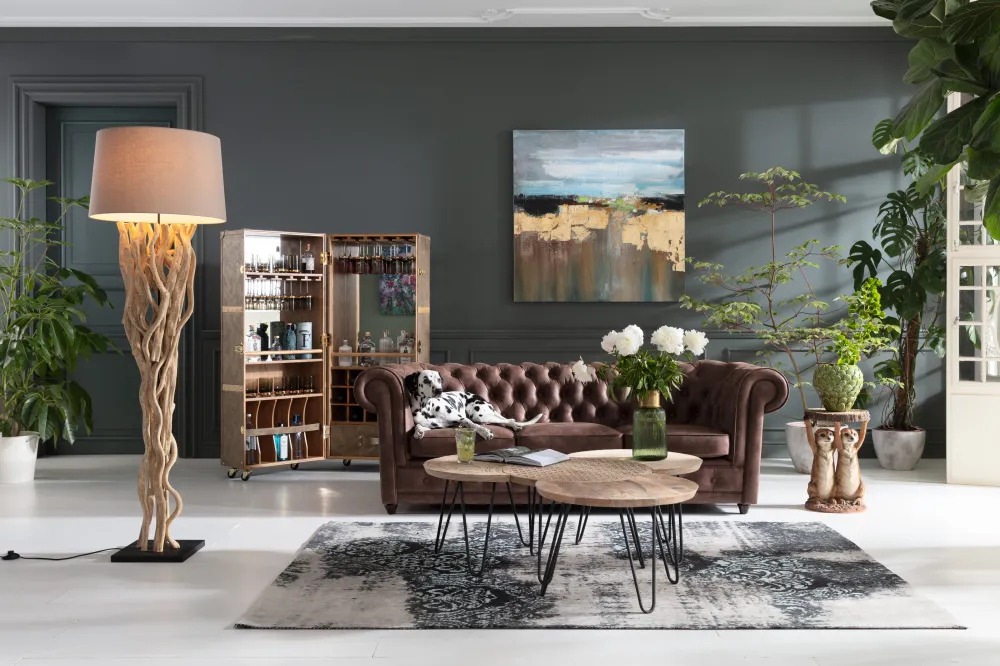Sofy*KARE Design Sofa Oxford Vintage Smart 3 Os. 220 Cm