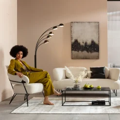 Sofy*KARE Design Sofa Peppo 2-os. 182 Cm Biała