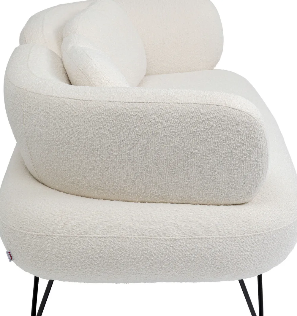Sofy*KARE Design Sofa Peppo 2-os. 182 Cm Biała