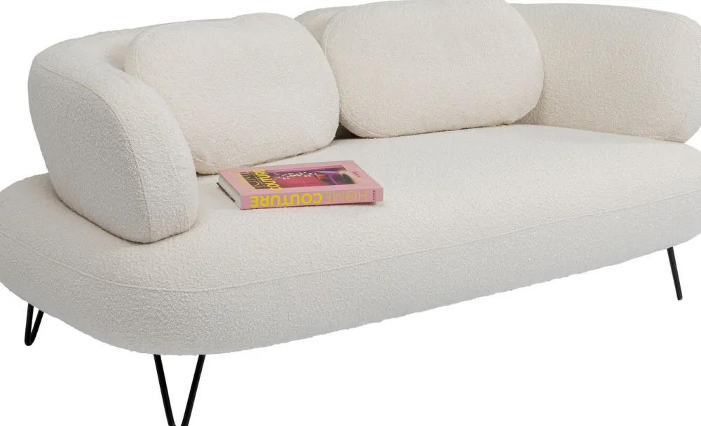 Sofy*KARE Design Sofa Peppo 2-os. 182 Cm Biała