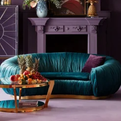 Sofy*KARE Design Sofa Perugia 2 Os. 195 Cm Emerald