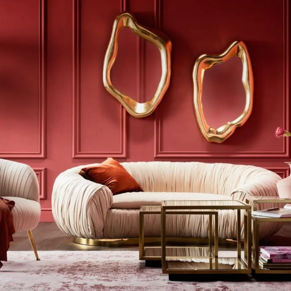 Sofy*KARE Design Sofa Perugia 195x119 Cm Beżowa