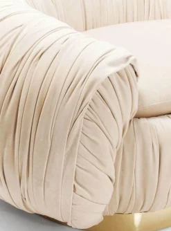 Sofy*KARE Design Sofa Perugia 195x119 Cm Beżowa