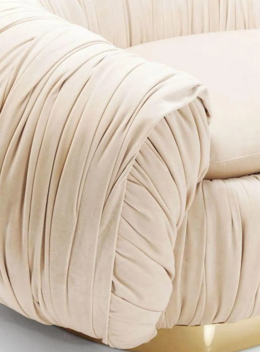 Sofy*KARE Design Sofa Perugia 195x119 Cm Beżowa