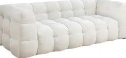 Sofy*KARE Design Sofa Pikowana 3-osobowa Kremowa 240 Cm
