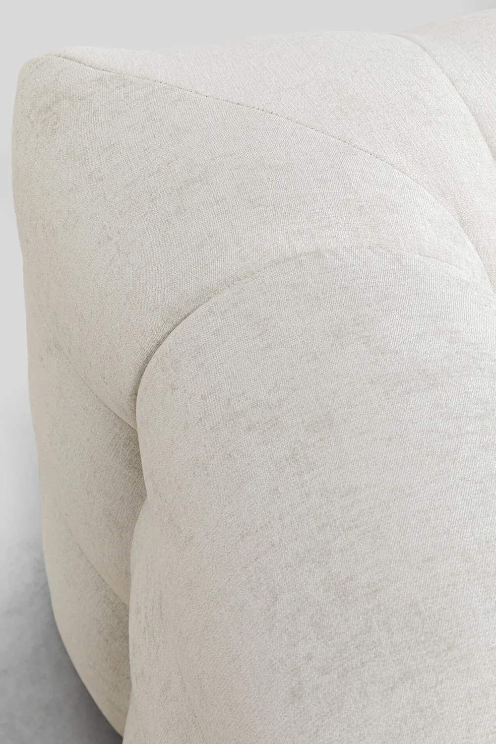 Sofy*KARE Design Sofa Pikowana 3-osobowa Kremowa 240 Cm
