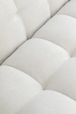 Sofy*KARE Design Sofa Pikowana 3-osobowa Kremowa 240 Cm