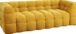 Sofy*KARE Design Sofa Pikowana 3-osobowa żółta 240 Cm