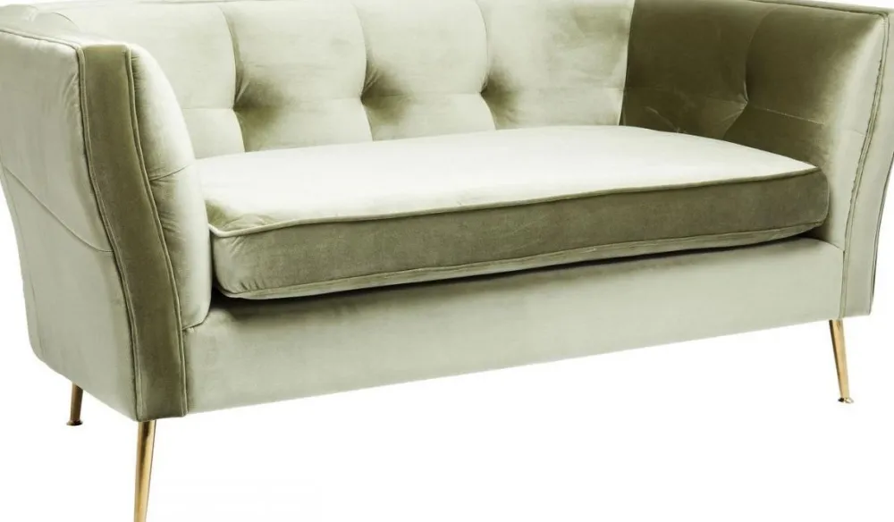 Sofy*KARE Design Sofa Rimini 160x76 Cm Oliwkowa 2-osobowa